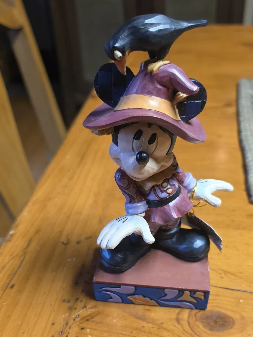 Disney  Mickey Scaredy Crow Figurine Accent